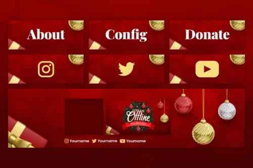 christmas twitch banner