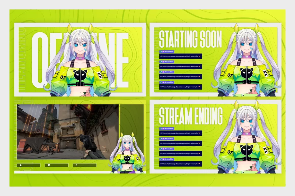 vtuber twitch overlay