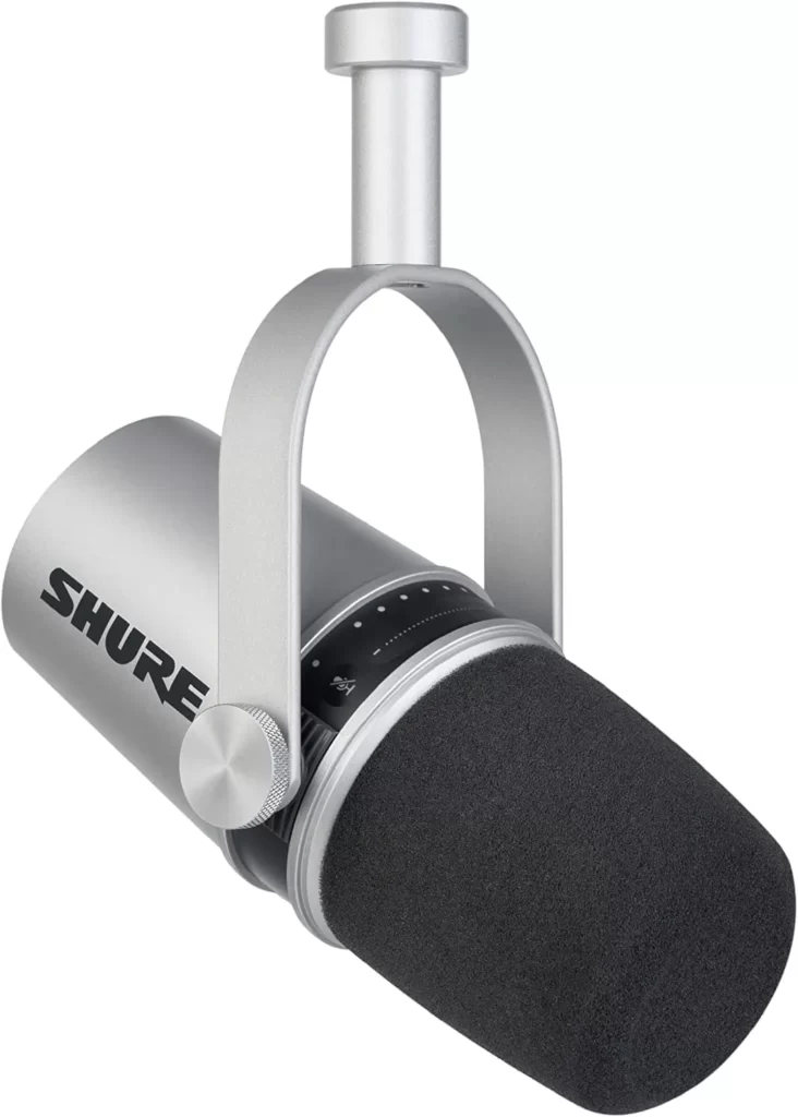 shure mv7 usb microphone