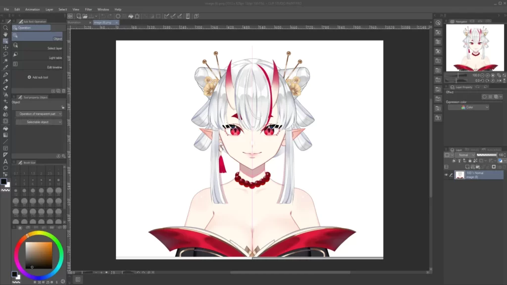 vtuber modeling clip studio paint