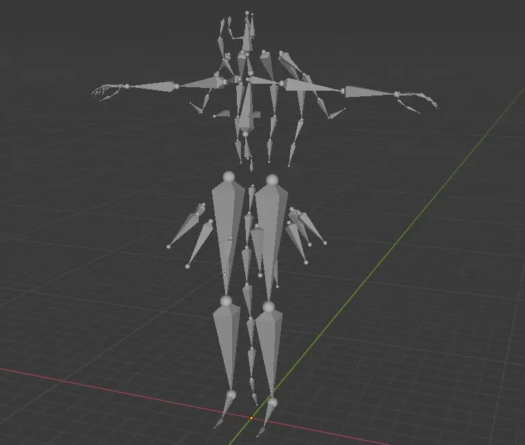 vtuber modeling skeleton