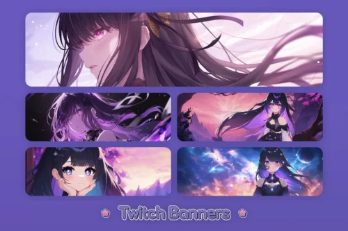 Star VTuber Twitch Banners