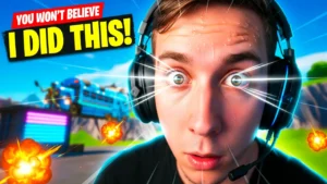 Click-worthy YouTube thumbnail design for a reaction video, featuring a creator with a shocked unbelievable expression.